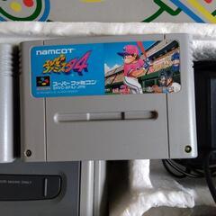 スーパーファミコン（カセット2個あり）の画像