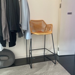 【6月購入した商品】藤　カウンターチェアの画像