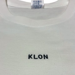 KLON STYLE OFF 刺繍ロゴTシャツ 白 XL 厚手生地 ユニセックスの画像