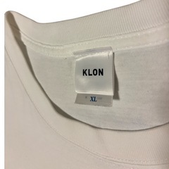 KLON STYLE OFF 刺繍ロゴTシャツ 白 XL 厚手生地 ユニセックスの画像