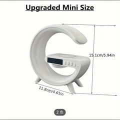 Bluetooth付きワイヤレス充電器ホワイトの画像
