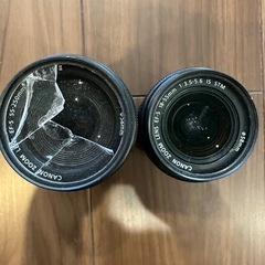 キヤノンカメラレンズ2本の画像