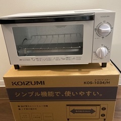 至急　Koizumiオーブントースターとミニホットプレートの画像