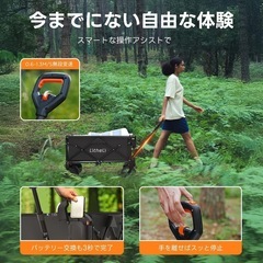 新品　Litheli 電動キャリーワゴン 坂道運搬 軽量 大容量100L 長距離航続 大型タイヤ アウトドアワゴン 無段変速 の画像