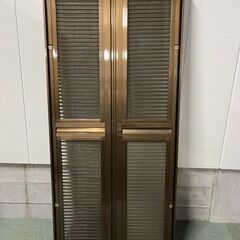 玄関 ルーバー式 網戸 郵便受け 鍵無し 幅81.5cm×奥行15cm×高さ191.5cm の画像