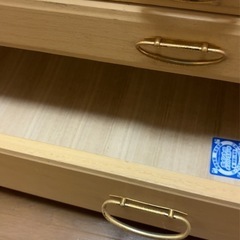 桐たんす 5段日本製 金色引手 幅98cm （ 送料無料 完成品 桐 桐箪笥 桐タンス たんす タンス 箪笥 桐衣装ケース 桐衣装箱 桐チェスト 着物収納 国産 衣類収納 チェスト 天然木 着物 の画像