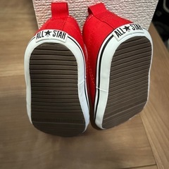 【新品未使用】コンバース converse スニーカー ベビー シューズ の画像