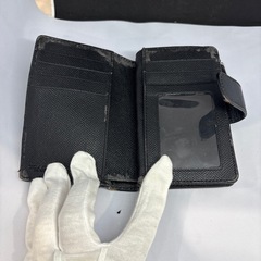 COACH ブラウン 二つ折り財布の画像