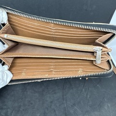 COACH チェック柄 長財布の画像