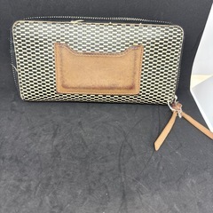 COACH チェック柄 長財布の画像