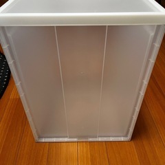 【譲渡先確定済】無印良品　ポリプロピレン収納ケース　中 の画像
