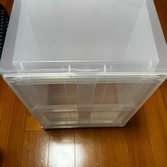 【譲渡先確定済】無印良品　ポリプロピレン収納ケース　中 の画像