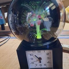 くるくる廻るファイバーお花の画像