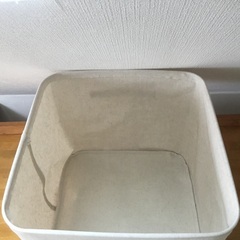 MUJI 無印良品 ポリエステル麻 ソフトボックス Ｌの画像