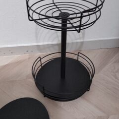 卓上 整理 黒の画像