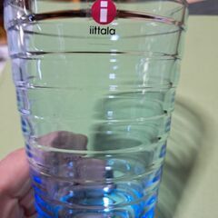 涼しげなガラスのコップ6個の画像