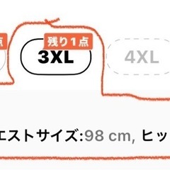 新品未使用  ブーツカット 大きいサイズの画像