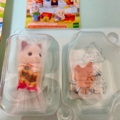 【新品未使用】シルバニアファミリー　赤ちゃん工作だいすきシリーズ　シークレット　ラテネコの画像