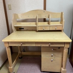 お譲りします！木製机の画像