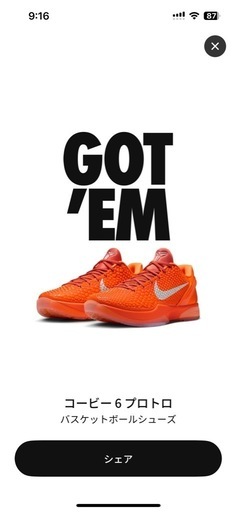 Nike コービー 6 プロトロ バスケットボールシューズ