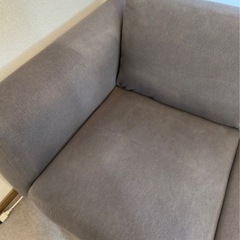 あげます！7/23までに引き渡し可能な方⭐︎IKEA2人掛けソファ/グレーの画像