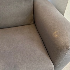 あげます！7/23までに引き渡し可能な方⭐︎IKEA2人掛けソファ/グレーの画像