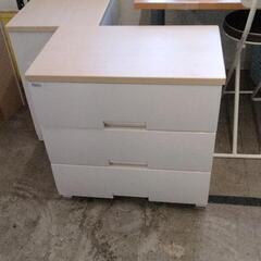 0719-001 フィッツプラス 3段衣装ケースクリア