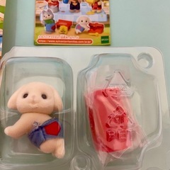 【新品未使用】シルバニアファミリー　赤ちゃん工作だいすきシリーズ　フローラウサギ　の画像