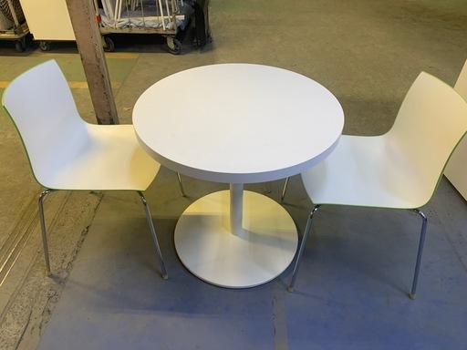 福岡市内配達無料　ミーティングテーブル　チェアセット