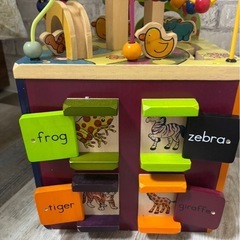 Zany Zoo 木製おもちゃ ビーズ遊びの画像