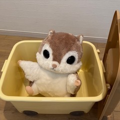 おもちゃケース（タイヤ付き）の画像