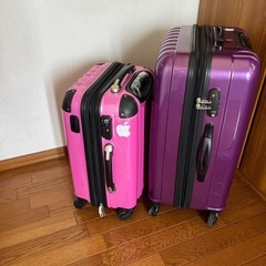 スーツケース大小の画像