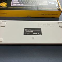 【値下げ】e元素 メカニカルキーボード 61キー 青軸 ゲーミングキーボード LEDバックライト付き 60％ 小型 コンパクト AME3681の画像