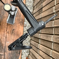 自転車 空気入れ パナレーサー ゲージ付アルミ製フロアポンプ BFP-04AGA3 仏式 米式 英式 1100kPa 英式クリップ付き の画像