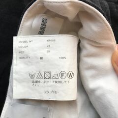 【引取限定】YAECA ネイビー チノパン ワイドテーパードの画像