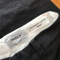 【引取限定】YAECA ネイビー チノパン ワイドテーパードの画像