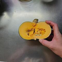 カボチャ(ほっこり姫)960g無農薬の画像