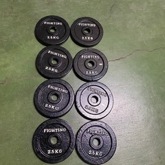 ○東53 トレーニング器具　ダンベル　総重量　65kg 筋トレ 自宅トレーニングにの画像