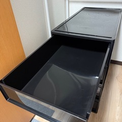 【値下げ！】オシャレに収納♪ブラック衣装ケース⭐︎の画像