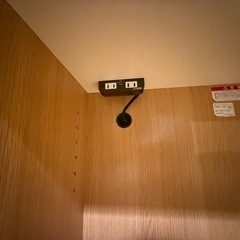 無印　木製カップボード　オーク材　　の画像