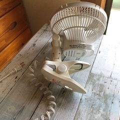 クリップ型扇風機　取引中の画像