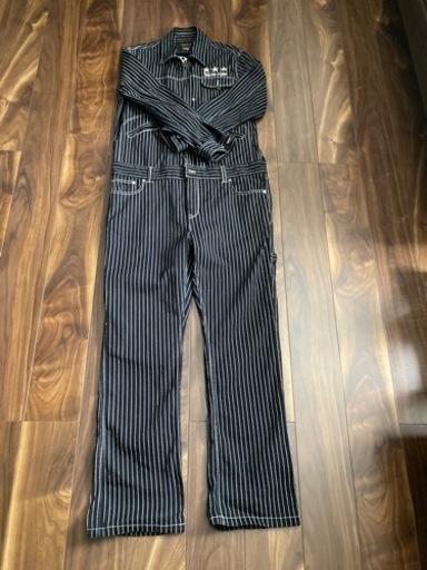 美品 VANSON バンソン  刺繍 つなぎ オールインワン XL