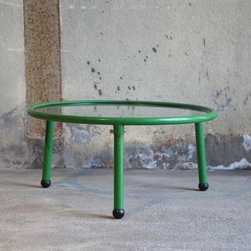 スペースエイジ　ガラステーブル