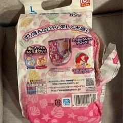 ムーニー 水あそび パンツ Lサイズ  水あそびおむつ女の子用 未使用9枚の画像