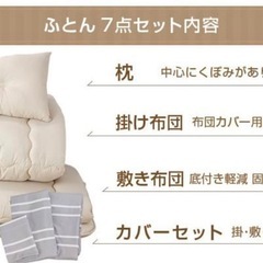 布団7点セット×2の画像