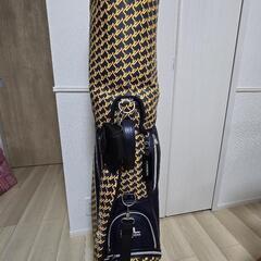 J.LINDEBERG キャディーバッグ モノグラム カート式 5分割の画像