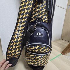 J.LINDEBERG キャディーバッグ モノグラム カート式 5分割の画像