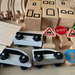 IKEALILLABO列車レール木製鉄道セットの画像