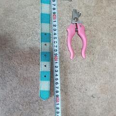 中型犬、60cm首輪、櫛、爪切りの画像