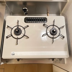 【受け渡し決定】ガスコンロ(都市ガス用) Rinnai KGM563BE 1000円の画像
